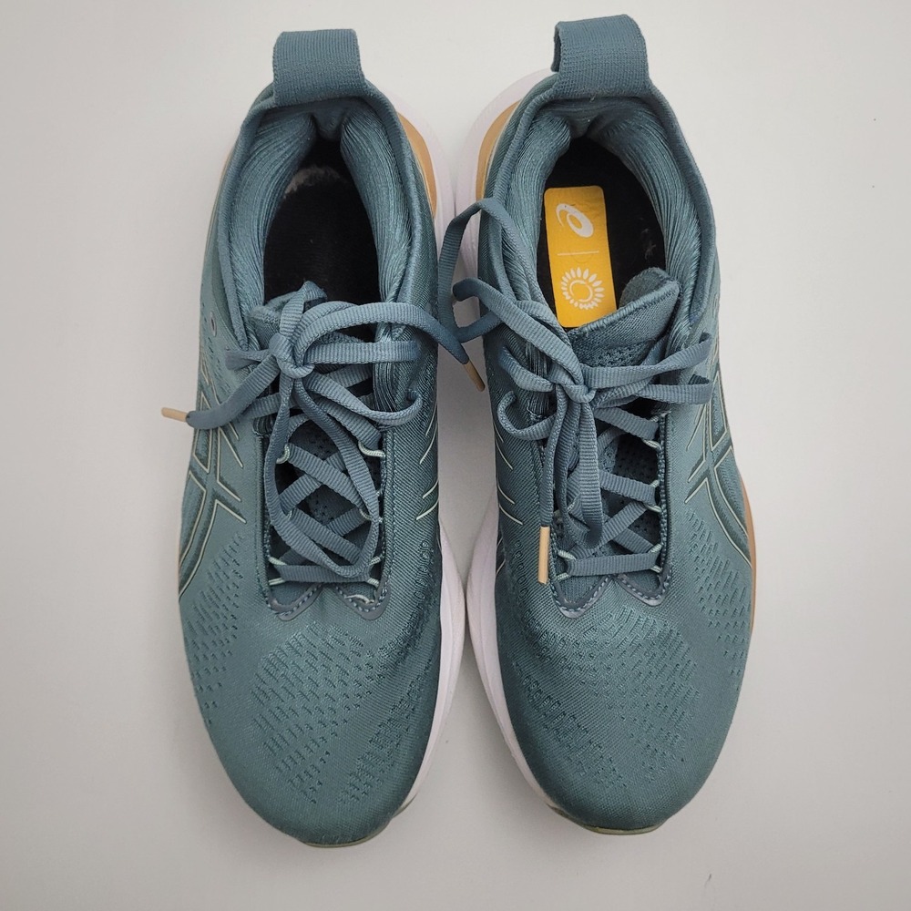 ASICS Gel-Nimbus 25 Running Shoes Women's 8.5 Trainers Foggy Teal Lace Up - Picture 10 of 14